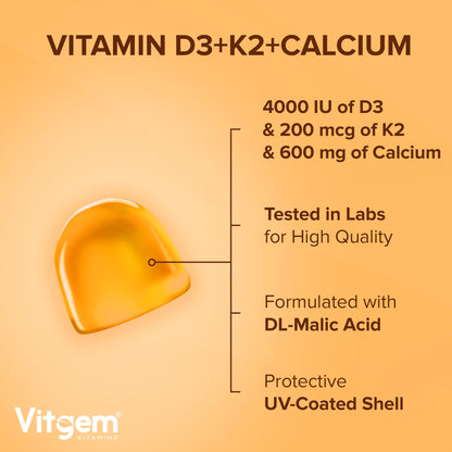 D3+K2 gummies close up - high strength sunshine vitamin