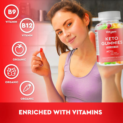 ACV gummies with the mother - organic ingredients