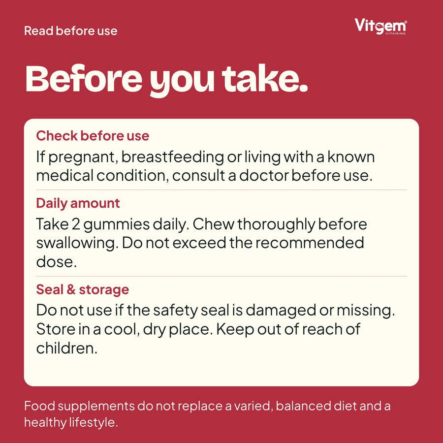 Keto ACV gummies warnings, directions and storage information
