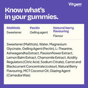 Night-Time Gummies full ingredients declaration