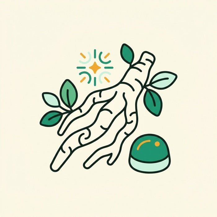 Ashwagandha KSM-66® — Vitgem gummy ingredient illustration
